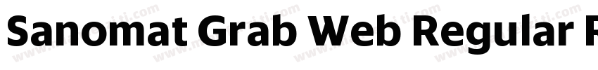 Sanomat Grab Web Regular Regular字体转换